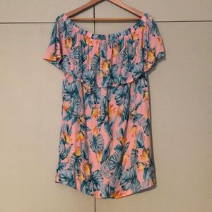 Forever 21 Off-The-Shoulder Floral Dress